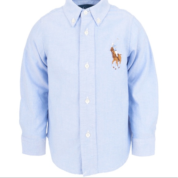 Ralph Lauren Other - Ralph Lauren Blue Big Pony Oxford Shirt XL 18-20